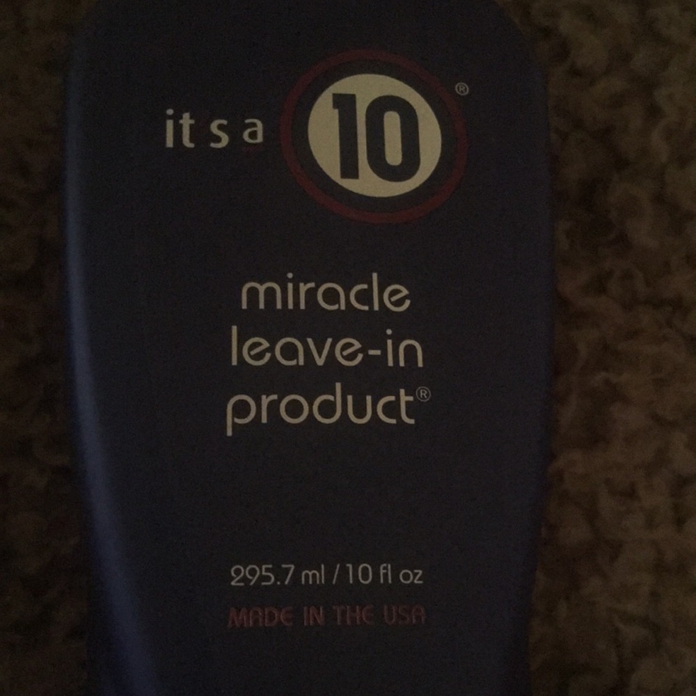 💯 ITS A 10 MIRACLE LEAVE-IN Product 💯 Authentic. Leave in conditioner 10.fl oz - Picture 3 of 4